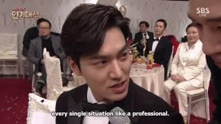 ENG sub - Lee Min Ho cut 2016 SBS Drama Awards part 2