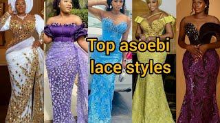 Unique Lace styles for weddings 2024  Lace dress designs for women  African dresses in pagne