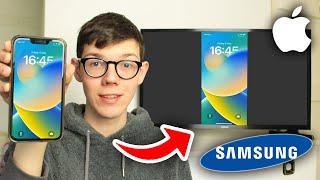 How To Screen Mirror iPhone To Samsung TV - Full Guide