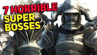 7 MORE Incredibly Hard Super Bosses You Definitely Didnt Beat First Time Round