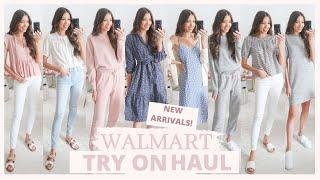 MASSIVE WALMART SPRING TRY ON HAUL 2021  New Arrivals Under $25 + Spring Wardrobe Basics 