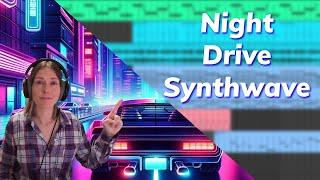 Making Night Drive Synthwave from Scratch  Ableton Live Tutorial