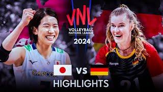  JAPAN vs GERMANY   Highlights  Womens VNL 2024