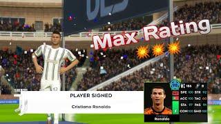 Dream League Soccer 2021  Cristiano Ronaldo Max Rating Upgrade + Performance  DLS 21 Mobile