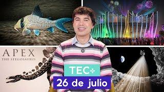 TEC+ Subasta de dinosaurio nuevo pez en la Amazonia túneles Luna y JJOO eSports I 26 de julio