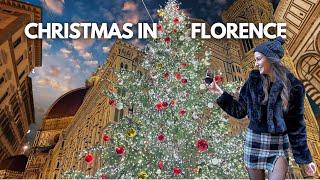 Christmas in Florence Italy  Christmas Markets Duomo Tree Lighting & More ️