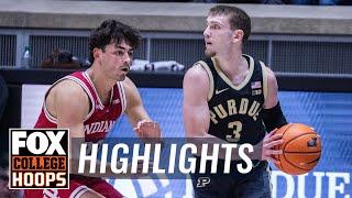 Indiana Hoosiers vs. No. 2 Purdue Boilermakers Highlights  CBB on FOX