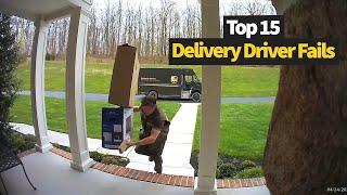 Hilarious & Intense Delivery Driver Fails  Delivery Van LEFT IN DRIVE