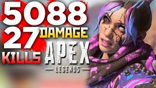 АПЕКС ФЕРМА 27 Килов 5088 Урона за Рэйф - qadRaT Apex Legend Farm - Wraith 20 Kills 4k Damage