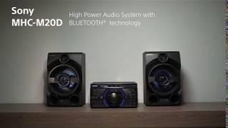 Save big on Sony MHC-M20D High Power Three Box Music System with Bluetooth USB CDDVD and HDMI