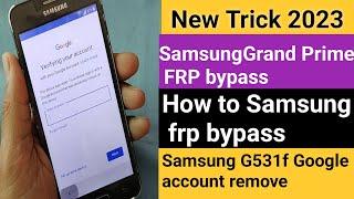 How to Samsung G531f FRP BypassSamsung Grand Prime G531f FRP bypassSamsung g532f frp remove