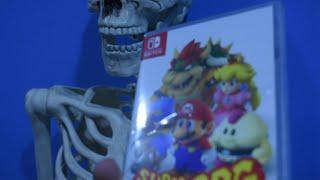 Joe the Skeleton unboxes Super Mario RPG for the Nintendo Switch