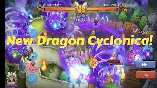 Castle Clash Cyclonica Performance in Battle