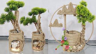 Amazing  5 Jute Water Fountain Craft Ideas from Waste Material