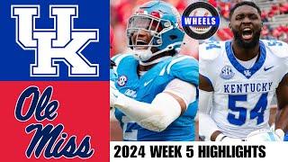 #6 Ole Miss vs Kentucky  Full Game Highlights  2024 College Football Highlights