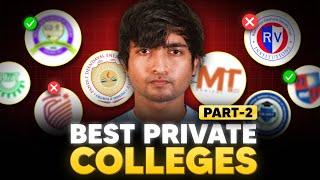 SECURE YOUR FUTURE - Choose Right Private Engineering College  Part 2 #jee