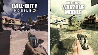 COD Mobile vs Warzone Mobile - Crash Map Comparison - Which is better?