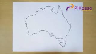 How to Draw Australia Easy