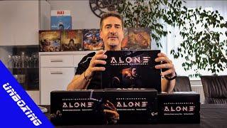 Alone Brettspiel + Alpha + Avatar + Deep Erweiterung unboxing Highlight-Spiel analoge Unterhaltung