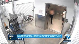 Video shows moments before sexual battery on woman at SoCal storage facility suspect arrested