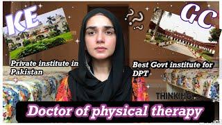 Government institute for DPT  Top institution for DPT in Pakistan 