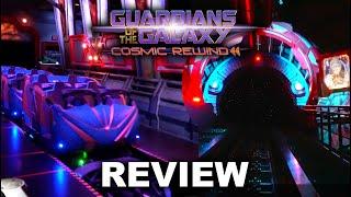 Guardians of the Galaxy Cosmic Rewind Review  Epcot New for 2022 Roller Coaster