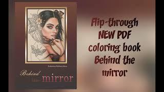 Flip-through coloring book Behind the mirror PDF