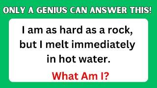 ONLY A GENIUS CAN ANSWER THESE TRICKY RIDDLES  Riddles Quiz Part 1