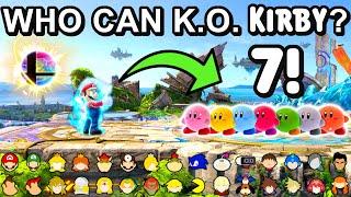 Who Can K.O. SEVEN Kirbys With A Final Smash ? - Super Smash Bros. Ultimate