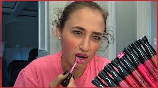 100 Layers of Liquid Lipstick Challenge - Teen Girls Makeup Fun