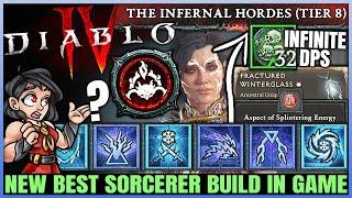 Diablo 4 - New Best TRILLION DAMAGE Sorcerer Build - S5 OP Lightning Spear Frozen Orb Combo - Guide