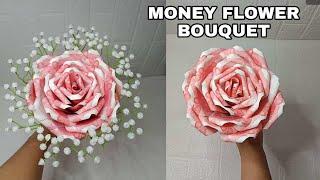 DIY MONEY FLOWER BOUQUET Sharas DIY #flower  #diy #bouquet #money