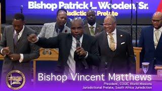 Bishop Wooden presents Bishop Vincent Matthews at NC Third AIM  This is a life changing message