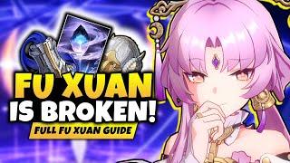 SHE CANT DIE Best E0 Fu Xuan Guide & Build Relics Light Cones & Teams - Honkai Star Rail