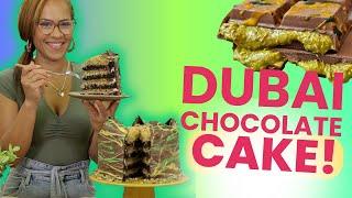 VIRAL Dubai Chocolate Bar turned into CAKE  How to Cake It With Yolanda Gampp