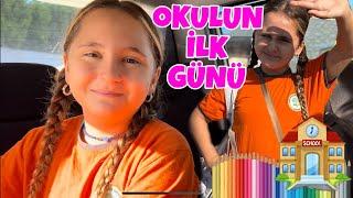 OKULUMDA İLK GÜNÜM  SABAH RUTİNİ OKULA DÖNÜŞ 