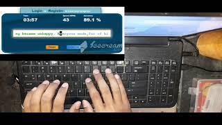 50 WPM Gross Speed  45 WPM  Typing Test