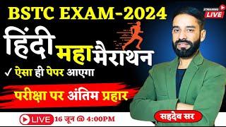 BSTC  हिंदी महामैराथन  परीक्षा पर अंतिम प्रहार  ऐसा ही पेपर आएगा  परीक्षा में छपने वाले प्रश्न