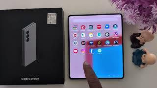 How to Change the Font Style in Samsung Galaxy Z Fold 6  Change Samsung Font to Custom Font