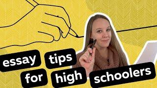 Scholarship Essay Tips for High School Students