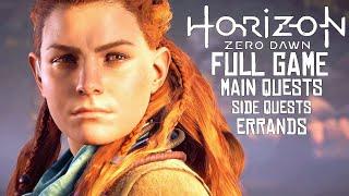 Horizon Zero Dawn + DLC - FULL GAME - Main Side and Errand Quests - PS5 60FPS - No Commentary