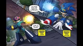 072   Sonic Meets Megaman and X Official Crossover #4