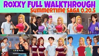 Roxxy Full Walkthrough Summertime Saga 0.20.5  Roxxy Complete Storyline