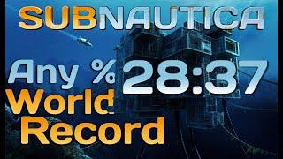 Subnautica Beaten in under 29 minutes for the FIRST time - Any% World Record 2837 RTA