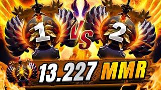 TOP 1 RANK vs TOP 2 RANK - 13.227 HIGHEST AVERAGE MMR - NEW WORLD RECORD IN DOTA 2 HISTORY 