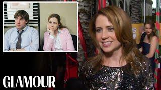 The Offices Jenna Fischer On Working with John Krasinski for the Infamous PamJim Fight  Glamour