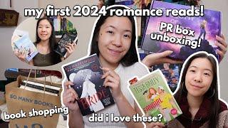 I read 3 new 2024 romance books   spoiler free reading vlog