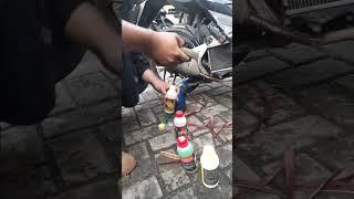 Cuci Motor Tanpa air KO BISA ‼️karat pun hilang