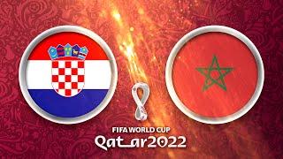 Kroatien - Marokko  FIFA World Cup Qatar 2022 Kleines Finale 4K