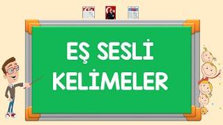 4. Sınıf - Eş Sesli Kelimeler  Slayt